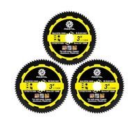 FOCSTOL HSS Metal Saw Blade - 3pcs 75mm Cutting Disc for Soft Metal Copper Aluminium for Angle Grinder Arbor 10mm