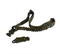 FOCUHUNTER 1-Point Sling QD Sling Quick Adjust Length Strap Nylon Webbing Multi-use Shoulder Durable Sling with Metal Hook for Outdoor Sports (Green)