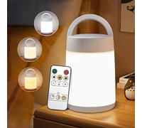 FOCULITY Nursery Night Light for Baby, Portable LED Touch Night Lamp for Kids and Adult, Breastfeeding, Sleep Aid, USB Rechargeable Nursing Lamp, Bedside Dimmable Warm Night Light(with remote control)