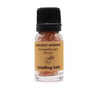 Focus Aromatherapy Smelling Salt - Enhance Concentration & Mental Clarity with Natural Oils - Peppermint, Rosemary, Lemongrass - Himalayan Salt Infused
