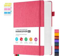 FOCUS DAY Notebook Diary B5 for Adults, 320 Pages Notepad Journal Book, Suitable for Writing and Writing in the Office, School and Home, Hard Cover, Lined, 19 x 25.4 cm, Pink
