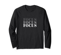 Focus Echo Statement Modern Minimalist Men Women Long Sleeve T-Shirt