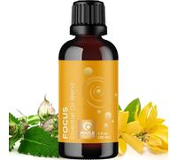 Focus Essential Oil Blend for Diffusers - Invigorating Mint and Citrus Essential Oils Blend for Energy Focus and Attention Support - Pure Aromatherapy Oil Blend for Diffusers for Kids and Adults