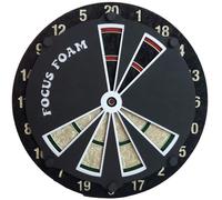 Focus Foam Non Magnetic Steel Tip Dartboard Trainer Cricket Segments