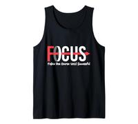 Focus Follow One Course Until Successful Motivational Funny Tank Top