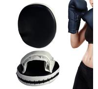 Focus Mitts, Martial Arts Karate Shield, 12 Inches Punching Pads with Shock Absorption, PU Leather Body with Reinforced Stitching, Training Equipment for Men Women Professional Fighters