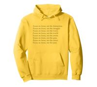 Focus on JESUS - Christian Faith Inspirational Reminder Pullover Hoodie