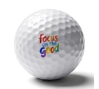 Focus on The Good Custom Golf Ball Soft Practice Golf Balls Performance Distance And Speed for Indoor Outdoor