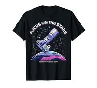 Focus On The Stars Astrophotography Camera Night Sky Hobby T-Shirt