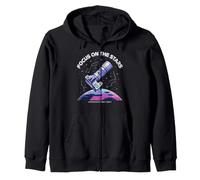 Focus On The Stars Astrophotography Camera Night Sky Hobby Zip Hoodie