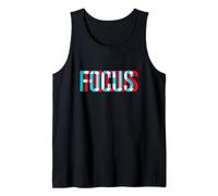 Focus - Optical Illusion Trippy Motivational Tank Top
