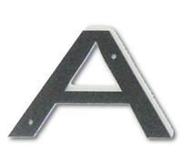 Focus Plastics DOOR HOUSE NUMBERS/NUMERALS ARIAL FONT 50MM ('A')