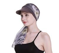 FocusCare Bamboo Cotton Baseball Caps for Women with Chemo Hair Loss Grey