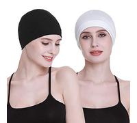 FocusCare Motorcycle Helmet Liner Women Cotton Skull Cap Cold Day Bamboo