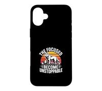 Focused Become Unstoppable Wolf Case for iPhone 16 Plus