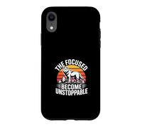 Focused Become Unstoppable Wolf Case for iPhone XR