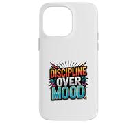 Focused Discipline Mindset Retro Motivation Design Case for iPhone 14 Pro Max