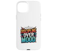 Focused Discipline Mindset Retro Motivation Design Case for iPhone 15 Plus
