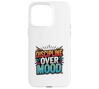 Focused Discipline Mindset Retro Motivation Design Case for iPhone 15 Pro Max