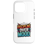 Focused Discipline Mindset Retro Motivation Design Case for iPhone 16 Pro