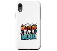 Focused Discipline Mindset Retro Motivation Design Case for iPhone XR