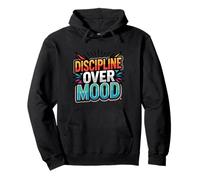 Focused Discipline Mindset Retro Motivation Design Pullover Hoodie
