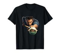Focused Mind Creates Perfect Winning Shot T-Shirt