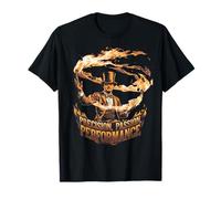 Focused Passion Flame Control Performer Motion Humor T-Shirt