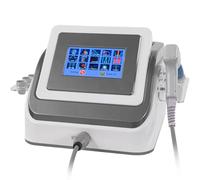 Focused Shockwave Therapy Machine,350W Muscle Pain Relief Massager with 5 Massage Heads,0.5-8 Bar Shockwave Therapy Device Pain Relief,Grey