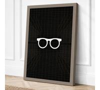 Focused Vision Minimalist Canvas Wall Art Print 18x12 Inch