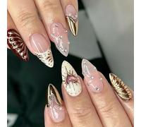 Focused Wear on False Nails with Almond