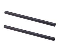 FocusFoto 15mm Carbon Fiber Rods 40cm/16inch Length for 15mm Rod Rail Support System DSLR Camera Rig (Pack of 2)