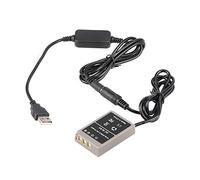 FocusFoto Full Decoded BLS-1 BLS-5 BLS-50 Dummy Battery DC Coupler with USB Cable for Olympus OM-D E-M10 Mark II III IV Pen E-PL9 E-PL8 E-PL7 E-PL6 E-P3 E-P2 E-PM3 Camera Battery Power Bank