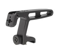 FocusFoto Mini Top Handle with two 1/4"-20 Screws Thread Lock Mount for Lightweight Vlogging Cameras, Camera Cage Rig, Top/Side Hand Grip with Cold Shoe& 1/4"-20 & 3/8"-16 Locating Holes for Arri Type