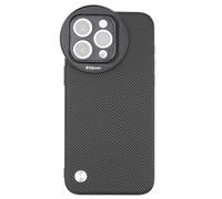 FocusFoto Phone Case Holder for iPhone 15 Pro Case, Integrated with 58mm Threaded Filter Adapter, Anti-Vignetting Design, Magnetic Wireless Charging (Black)