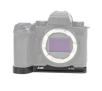 FocusFoto Quick Release Baseplate QR Plate with Cold Shoe Mount for Panasonic Lumix DC-S5 II S5II/ DC-S5 IIX S5IIX / DC-G9M2 G9II Mirrorless Camera, Compatible with Arca-Swiss Standard Tripod Ballhead