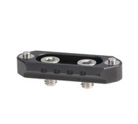 FocusFoto Quick Release Safety NATO Rail 49mm Long with Spring Loaded Pins & 1/4"-20 Screw, Universal for NATO Clamp, NATO Handle, Camera Cage