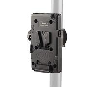 FocusFoto V-Lock Mount Battery Pack Adapter Power Supply Plate D-tap Connector with U Clamp for Sony Camera Tripod Light Stand