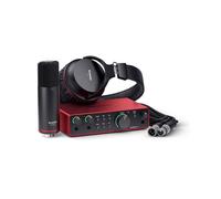 Focusrite Scarlett 2i2 Studio 4th Gen USB Audio Interface - Professional Recording Solution with High-Performance Preamps Bundle with Pop Filter, Microphone Stand, and Shock Mount (4 Items)