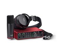 Focusrite Scarlett 2i2 Studio 4th Gen USB-C Audio Interface Bundle | 2 Mic Preamps, 2 Hi-Z Inputs, Auto Gain, Clip Safe, Air Modes, CM25 MkIII Mic, SH-450 Headphones, 24-Bit/192kHz