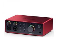 Focusrite Scarlett 4i4 4th Gen USB Audio Interface, for Musicians, Songwriters, Guitarists, Content Creators - High-Fidelity, Studio Quality Recording, and All the Software You Need to Record