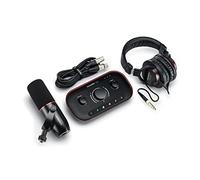 Focusrite Vocaster Two Studio - Podcasting Interface for Recording Host & Guest, with Professional Quality Vocaster DM14v Dynamic Microphone & HP60v Headphones. Two Mic Inputs & Two Headphone Outputs