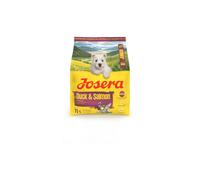 Josera Mini Junior Duck & Salmon | Complete dry food for toy & small breeds | Gluten free | Tartar control | Herbs & fruits | Joint support | 0.9kg