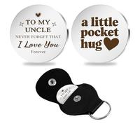 Fodfgxf Father's Day Gifts for Uncle,Uncle Gifts,Uncle Birthday Gifts,Gifts for Uncle,Best Uncle Gifts,Uncle Presents,Pocket Hug,Uncle Gifts from Nephew,Uncle Gifts from Niece,Uncle Christmas Gifts