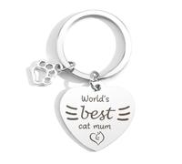 Fodfgxf Keyring Cat Easter Gifts for Cats Lovers Gift for Women Easter Basket Fillers Cat Gifts for Women Adults Presents for Cats Mum Dad Gift for Girls Birthday Presents Christmas Valentines