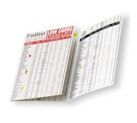 Fodlist Low Carb Food List. Your Grocery List for a Healthy Low-carb Diet Plan. Perfect for Meal Planning, Carb counting, Calories, Fats, Proteins, and Fibers. Tri-fold. Laminated. 8""x11""