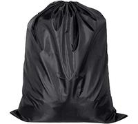 Fodlon Extra Large Drawstring Bag, 110cm x 140cm Waterproof Storage Bag, Oxford Fabric Quilt Organizer Bag for Toy, Bedding,Underbed,Clothes,Shoes Duvet Blanket (110cm x 140cm), Black