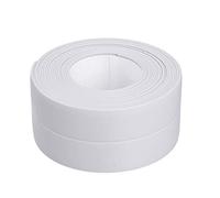 Fodlon Waterproof Sealant - White 3.2m x 3.8cm Bath & Shower Sealer - Moisture & Mildew Proof for Kitchen Sink, Toilet & Windows