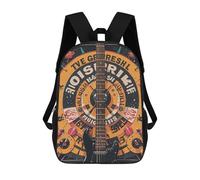 FodPand 17-Inch Laptop Backpack Water-Resistant Bass Guitar Daypack with Shoulder Strap Lightweight Casual Rucksack for Travel Commuter Hiking Outdoor Activities 20l Black
