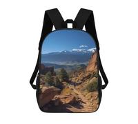 FodPand 17-Inch Laptop Backpack Water-Resistant Pikes Peak Colorado Daypack with Shoulder Strap Lightweight Casual Rucksack for Travel Commuter Hiking Outdoor Activities 20l Black